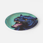 Jaguar - Zwarte Panther Papieren Bordje (Gekanteld)