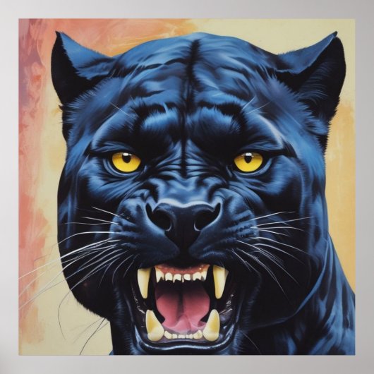 Jaguar - Zwarte Panther Poster (Voorkant)