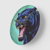 Jaguar - Zwarte Panther Ronde Klok (Hoek)
