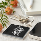 Jaguar - Zwarte Panther Sleutelhanger (Voorkant Rechts)