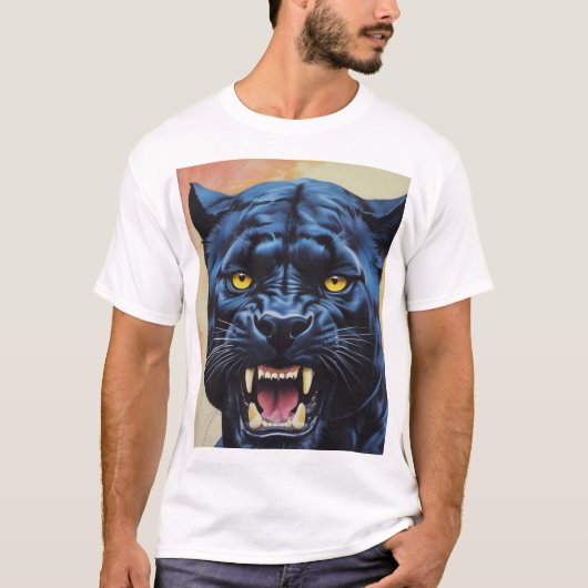 Jaguar - Zwarte Panther T-shirt (Voorkant)