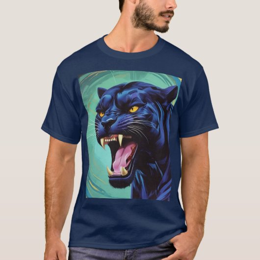 Jaguar - Zwarte Panther T-shirt (Voorkant)