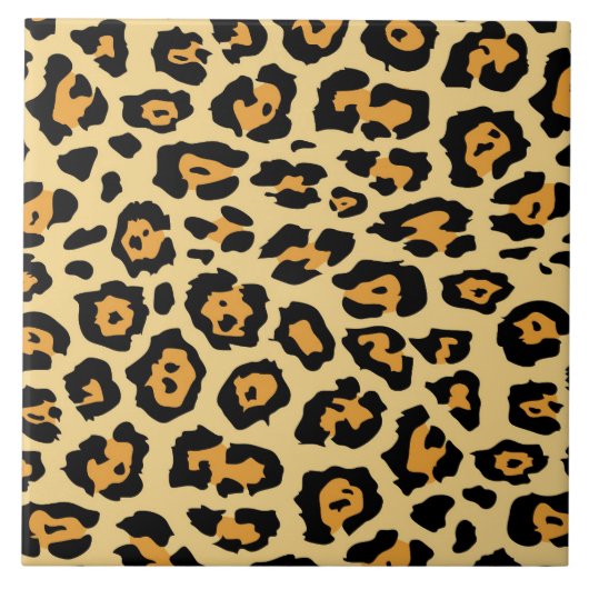 jaguarprint tegel tegeltje (Voorkant)