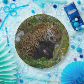 Jaguars in Love Papieren Bordje (Feest)