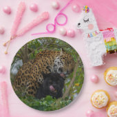 Jaguars in Love Papieren Bordje (Feest)