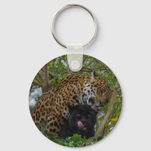 Jaguars in Love Sleutelhanger (Voorkant)