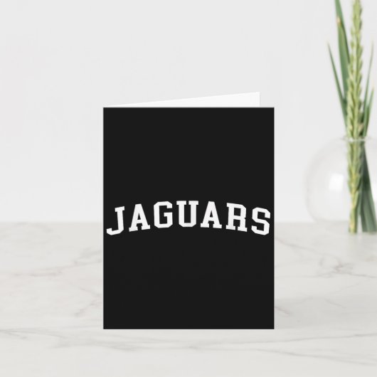 Jaguars  kaart (Voorkant)
