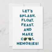 Jaguars Pool Party Kaart (Achterkant)