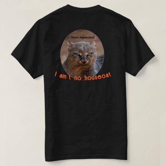 Jaguarundi T-shirt (Design achterkant)
