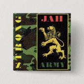 JAH ARMY STRONG BUTTON (Voorkant)