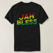 Jah Bless Jamaicaanse Roots Jamaica Rasta Rastafar T-shirt (Design voorkant)