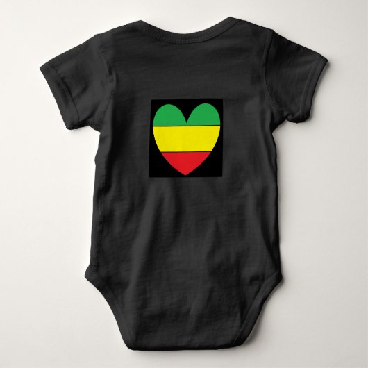 Jah Bless me baby t-shirt (Achterkant)