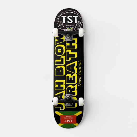 JAH BLOW BREATH DEVIL KAN NIET Skateboard (Voorkant)