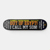JAH DECREE UIT EYGPT Skateboard, 7¾" Deck Persoonlijk Skateboard (Horizontaal)
