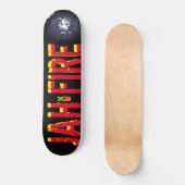 JAH FIRE Skateboard (Voorkant)