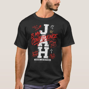Jah is mijn zelfverzekerde Fearless Streetwear T-s T-shirt