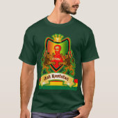 Jah King Rastafari Crest T-shirt (Voorkant)
