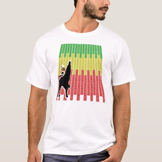 jah leeuw t-shirt (Voorkant)