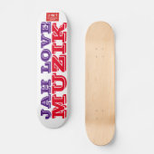 JAH LIEFDE MUZIEK Skateboard (Voorkant)