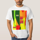 JAH LIVE/RASTA T-SHIRT (Voorkant)