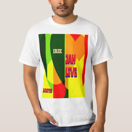 JAH LIVE/RASTA T-SHIRT (Voorkant)