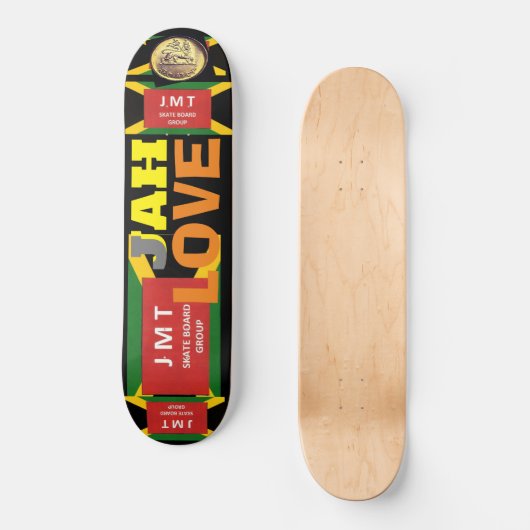 JAH LOVE JMT Skateboard (Voorkant)