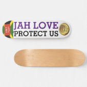 JAH LOVE PROTECT US Skateboard (Horizontaal)