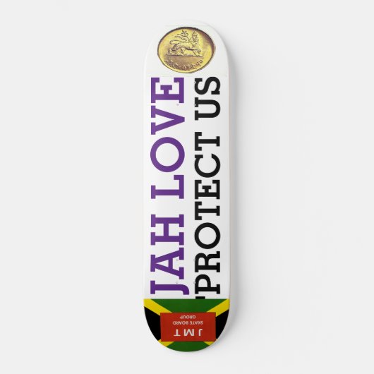JAH LOVE PROTECT US Skateboard (Voorkant)