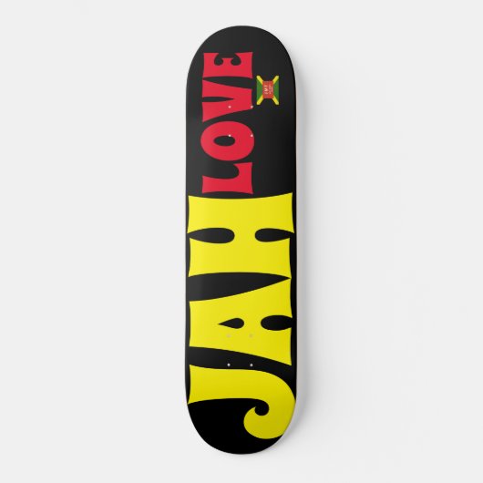 JAH LOVE Skateboard (Voorkant)