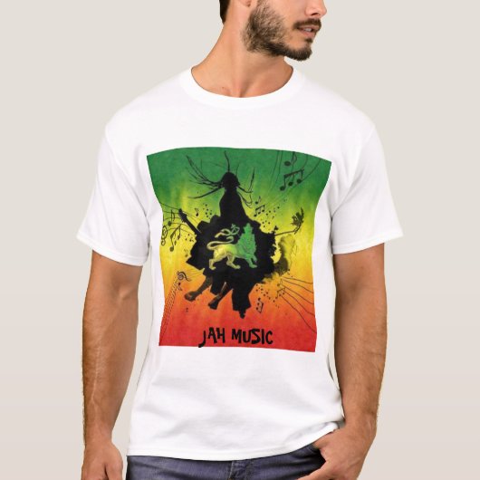 JAH MUSIC T-SHIRT (Voorkant)