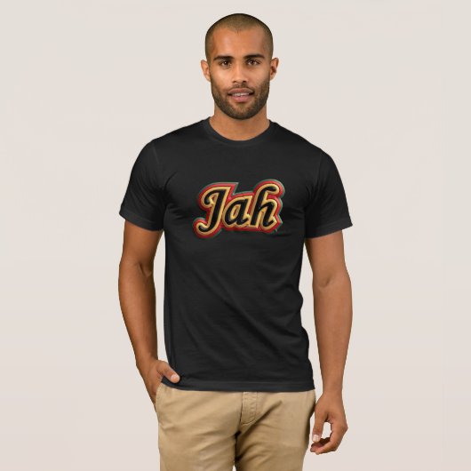 Jah Rasta Reggae T-shirt (Voorkant volledig)
