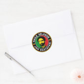 Jah Rastafara Haile Sleassie Royal Rasta Sticker  (Envelop)