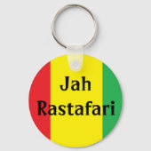 Jah Rastafari Design Rasta Sleutelhanger (Voorkant)