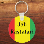 Jah Rastafari Design Rasta Sleutelhanger (Voorkant)