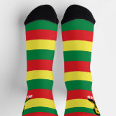 Jah Rastafari Haile Selassie I HIM Jah Bless Socks Sokken (Top)
