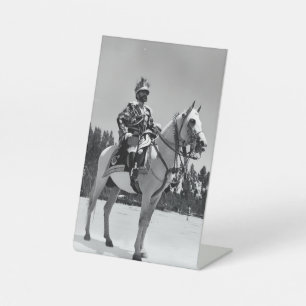 Jah Rastafari Haile Selassie Rasta Levensstijl Roo Reclamebord Met Voetstuk