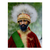 Jah Rastafari Haile Selassie Rasta Livity Roots Perfect Poster (Voorkant)