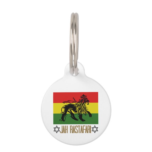 Jah Rastafari Huisdierpenning (Voorkant)