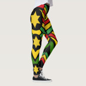 Jah Rastafari Irie Jamaican Rasta Leggings (Rechts)