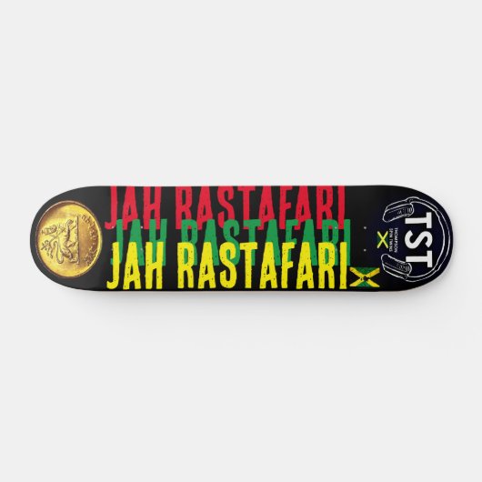 JAH RASTAFARI JMT 7 3/4" Skateboard Deck (Horizontaal)