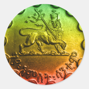 Jah Rastafari Leeuw van Juda Sticker