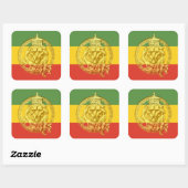 Jah Rastafari Leeuw van Juda Sticker (Vel)