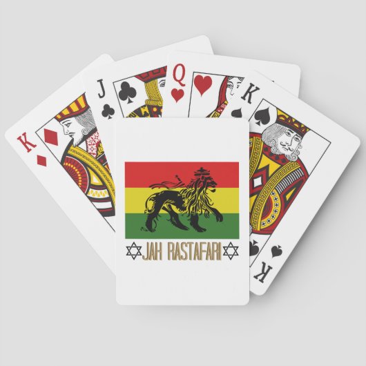 Jah Rastafari Pokerkaarten (Achterkant)