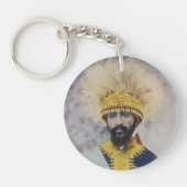 Jah Rastafari Rasta Livity INI One Love Roots  - H Sleutelhanger (Voorkant)