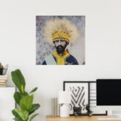 Jah Rastafari Rasta Livity INI One Love Roots  Poster (Thuiskantoor)