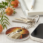 Jah Rastafari Rasta Livity INI One Love Roots  Sleutelhanger (Voorkant Rechts)