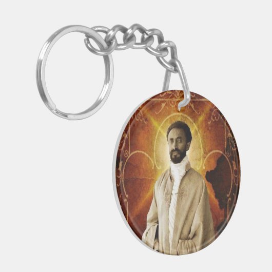 Jah Rastafari Rasta Livity INI One Love Roots  Sleutelhanger (Voorkant Links)