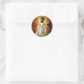 Jah Rastafari Rasta Livity INI Roots Ronde Sticker (Tas)