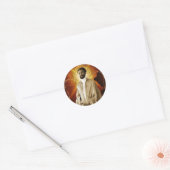 Jah Rastafari Rasta Livity INI Roots Ronde Sticker (Envelop)