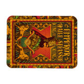Jah Rastafari Selassie Rasta Reggae Afrika Roots Magneet (Horizontaal)